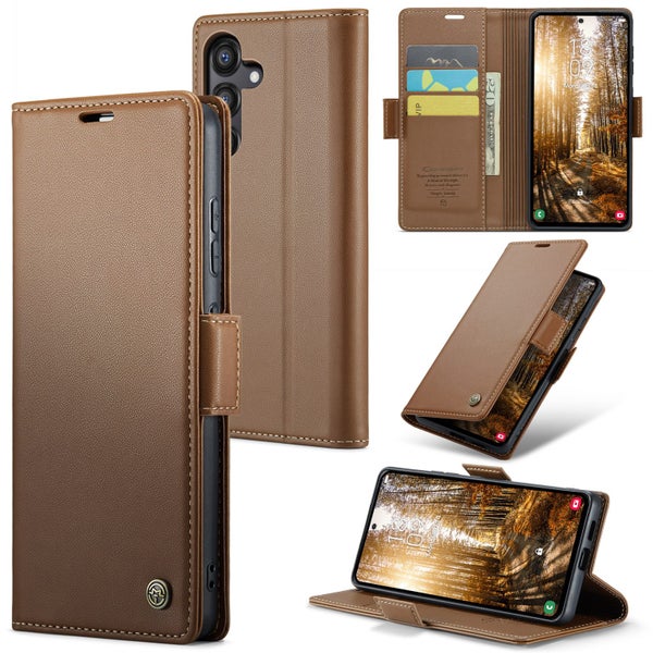 CaseMe Retro Wallet Case for Samsung Galaxy S24 / S23 / S22 Series Carousel 1