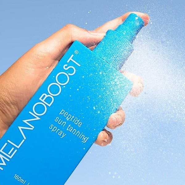 MELANOBOOST PEPTIDE SUN TANNING SPRAY - INCREASE MELANIN LEVELS - TAN FASTER62863844366978112