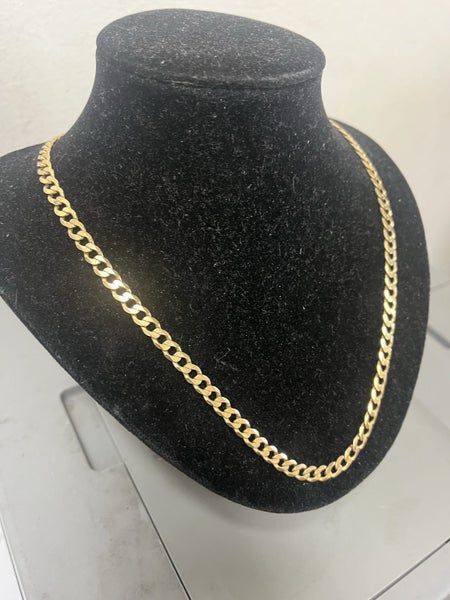 ****9CT YELLOW GOLD FLAT CURB LINK CHAIN**** Carousel 3