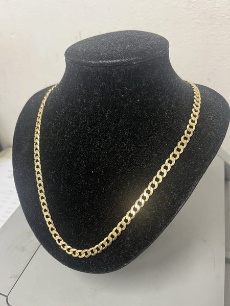 ****9CT YELLOW GOLD FLAT CURB LINK CHAIN**** Carousel 2
