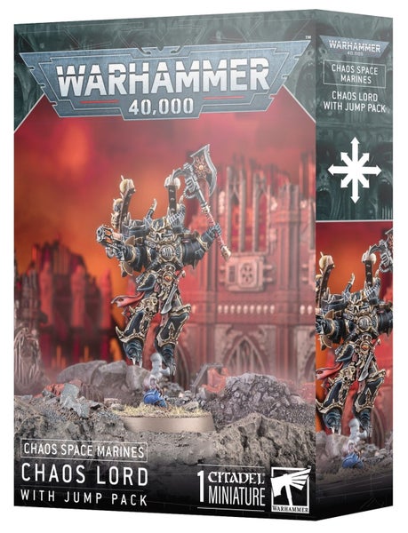 Warhammer 40,000: Chaos Space Marines - Chaos Lord With Jump Pack Carousel 1