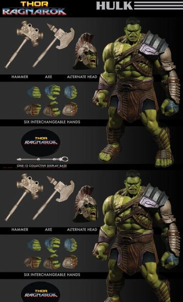 Mezco One:12 Marvel Thor Ragnarok Collective Hulk Carousel 9