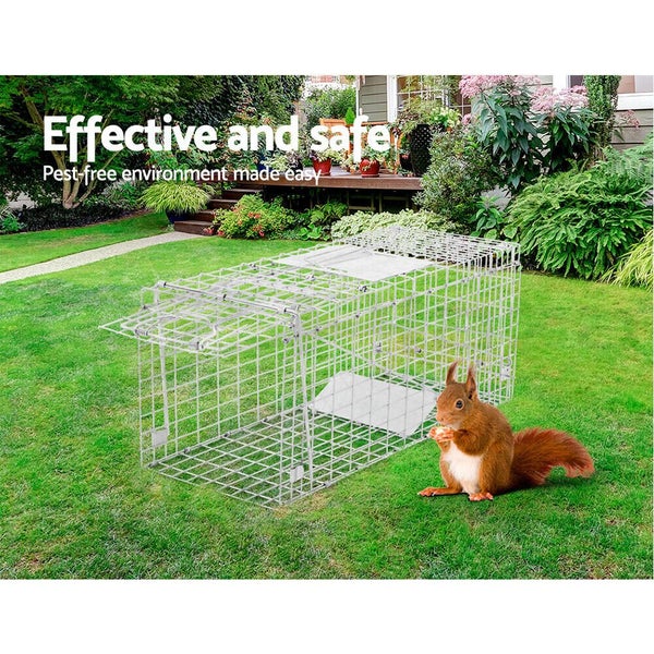 Extra Large Animal Trap Humane Cage Possum Fox Koala Rabbit Bird Cat Carousel 10