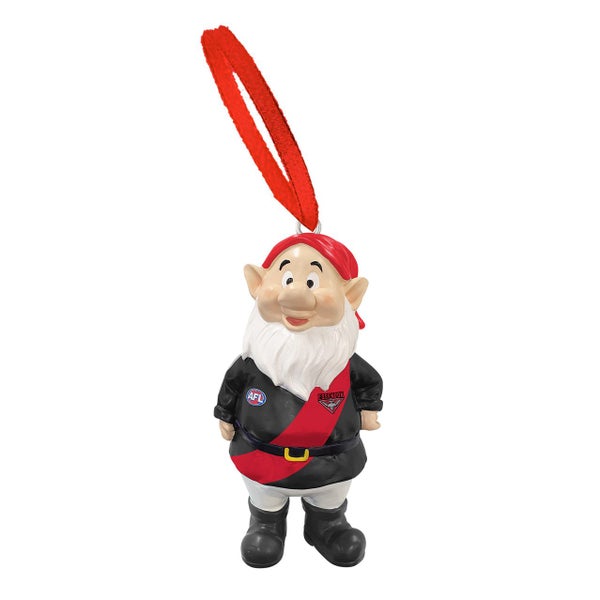 Essendon Bombers AFL Mini Gnome Christmas Tree Ornament Decoration Carousel 1