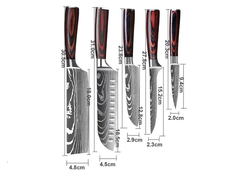 New Kitchen Knife Set On Carousel 9