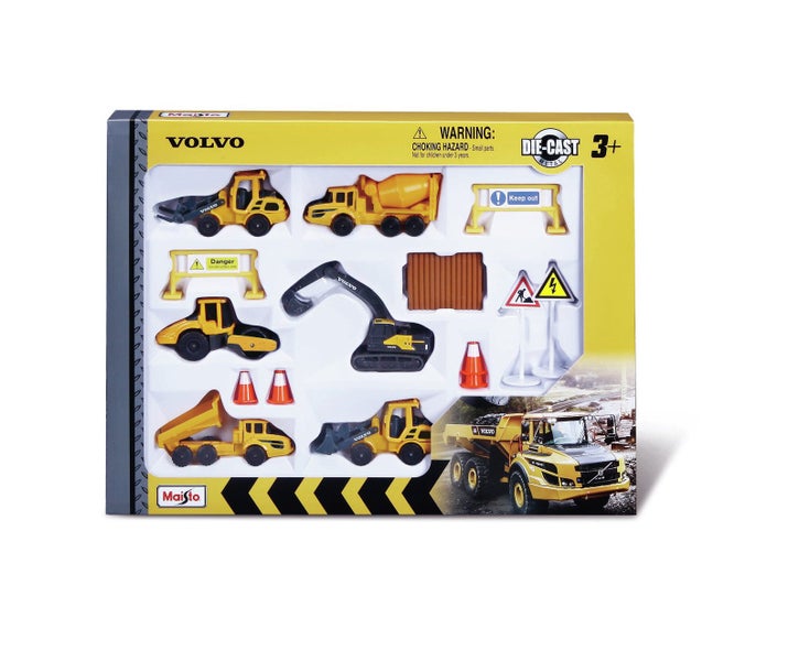 Maisto: 3" Volvo Construction - Playset Carousel 1