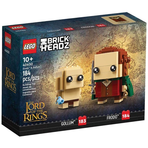 $1 RESERVE LEGO 40630 The Lord of the Rings BrickHeadz Frodo & Gollum Carousel 1