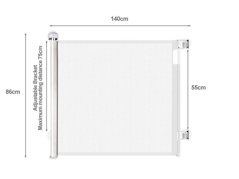 Pet Safe Security Fence Mesh Barrier-White Carousel 5