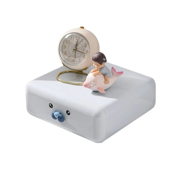 Storage Box Blue Desktop Drawers For Stationery Organizer Home And Garden Boxes Carousel 1