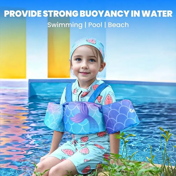 1pc Child Wearable Swimming Vest Carousel 2