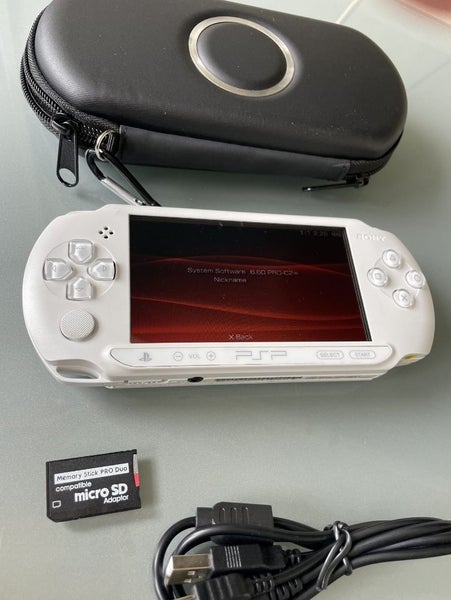 Special Edition White PSP E1000 Street 6.60PRO-C with 64G Memory 2 in 1 Cable Carousel 1