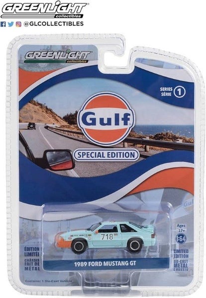 Greenlight GL-41135-E 1/64 1989 Ford Mustang GT #718 Carousel 1