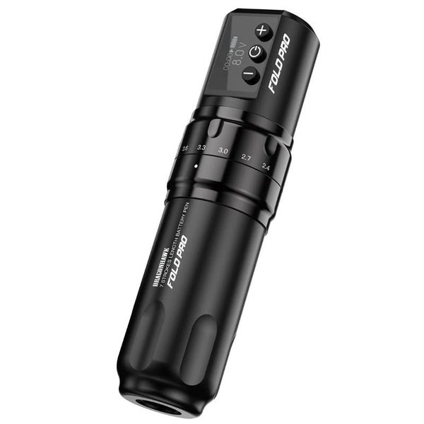 Dragonhawk Wireless Tattoo Pen Machine with 7 Stroke Length | Fold Pro Carousel 2