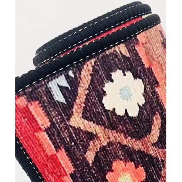 2Pcs Boho Kitchen Rugs - Non-Slip Washable Runners for Sink, Bathroom, Laundry Carousel 4