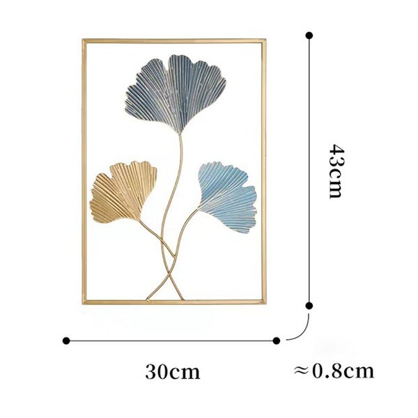 Gold Leaf Metal Wall Decor - Modern Art for Living Room, Office, Bedroom-Style2 Carousel 2