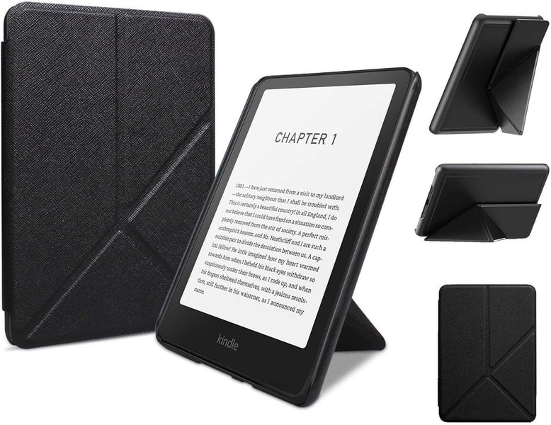 Smart Case Cover Folding Protective Shell for Kindle E-Reader-Black Carousel 1