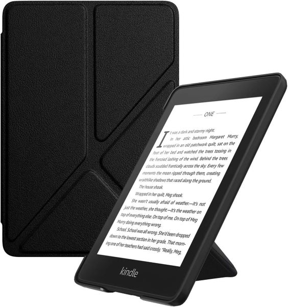 Smart Case Cover Folding Protective Shell for Kindle E-Reader-Black Carousel 2