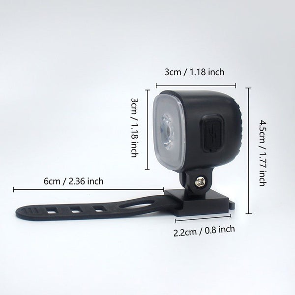 2Pcs Rechargeable Water-resistant Croc Headlights - 4 Light Modes, White Carousel 8