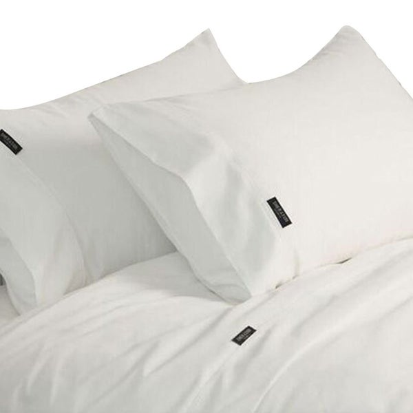 Sheraton Luxury 1000TC Cotton King Single Size Fitted Sheet Set w Pillowcase WHT Carousel 2