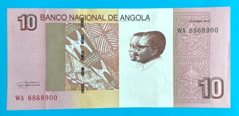 Angola 10 Kwanzas Note - UNC Carousel 1