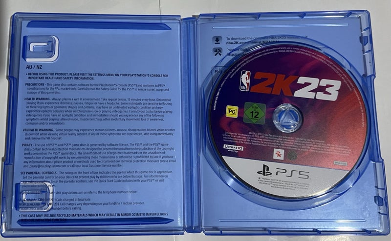 NBA 2K23 PS5 GAME (AS NEW CONDITION) (please note it is PS5) Carousel 2