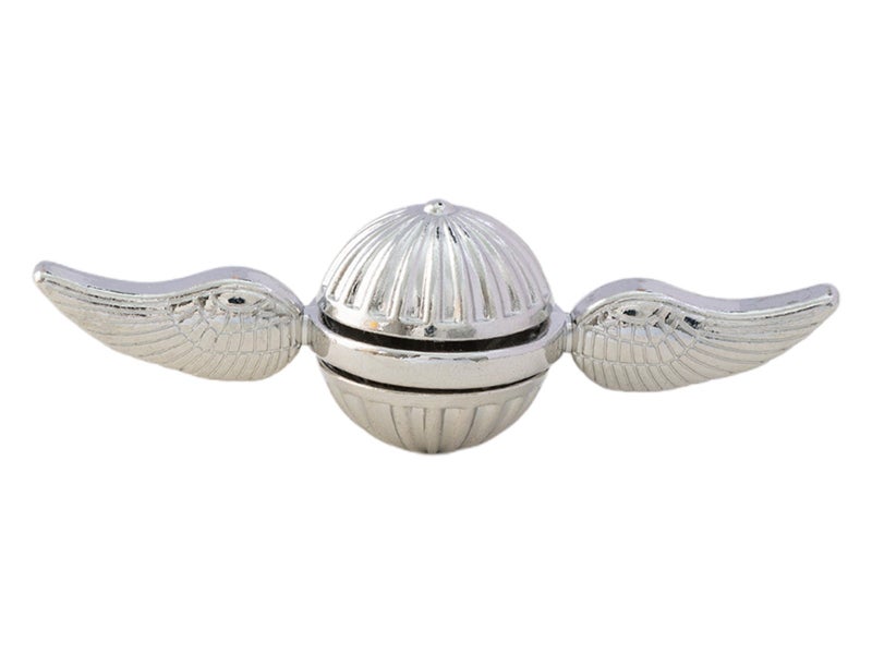 2 X Snitch Fidget Spinner Toy Harry Potter Sphere Finger Spinner Toys Silver Carousel 3