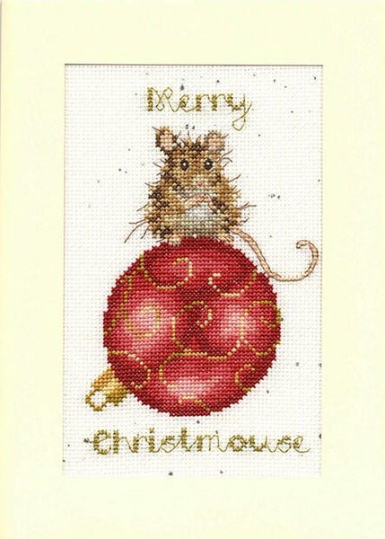 Bothy Threads Cross Stitch Kit - Merry Christmouse Carousel 1