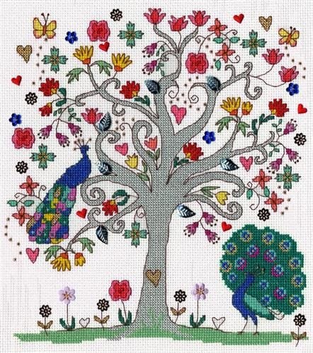Bothy Threads Love Summer - Cross Stitch Kit Carousel 1