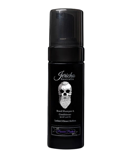 Jericho Premium Panther 2-In-1 Beard Shampoo & Conditioner - 150Ml Carousel 1