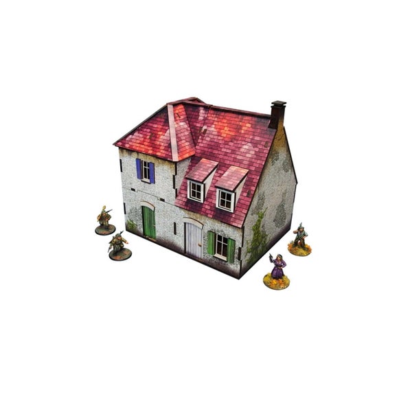 Bolt Action: Pre-painted WWII - Normandy Farmhouse Carousel 1