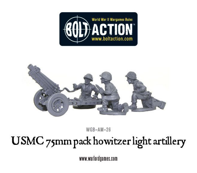 USMC 75mm pack howitzer light artillery Carousel 1