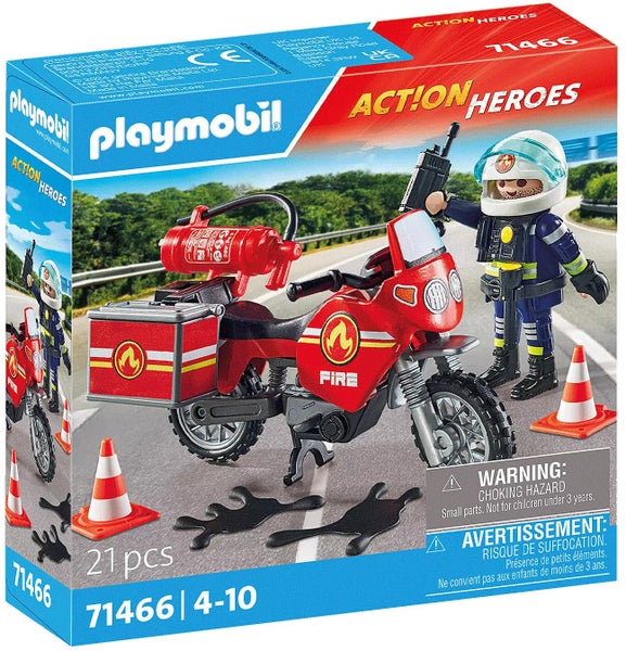 Playmobil: Fire Engine at the Scene of Accident (71466) Carousel 1