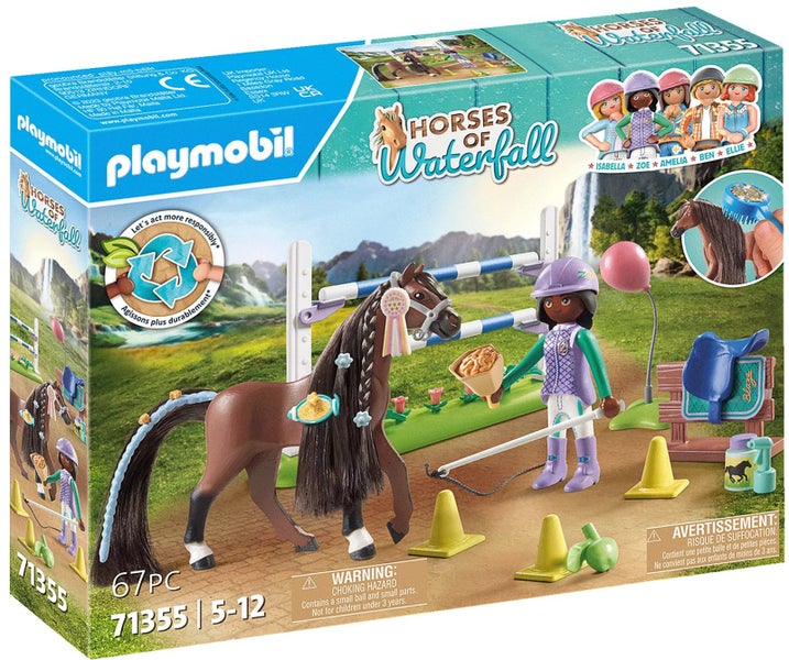 Playmobil: Zoe & Blaze with Tournament Area (71355) Carousel 1