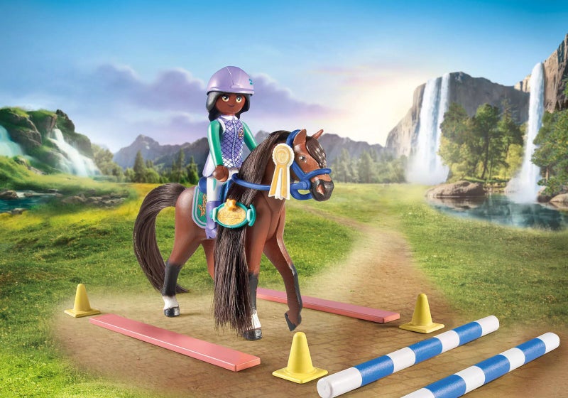 Playmobil: Zoe & Blaze with Tournament Area (71355) Carousel 5