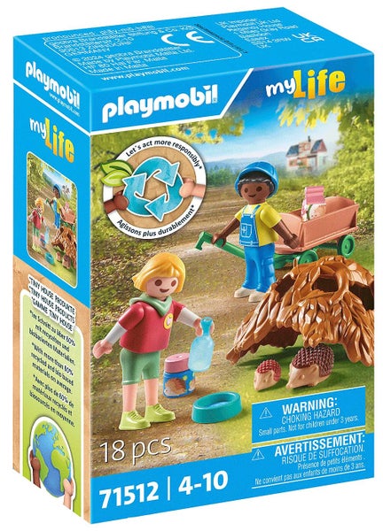 Playmobil: Care of the Hedgehog Family (71512) Carousel 1