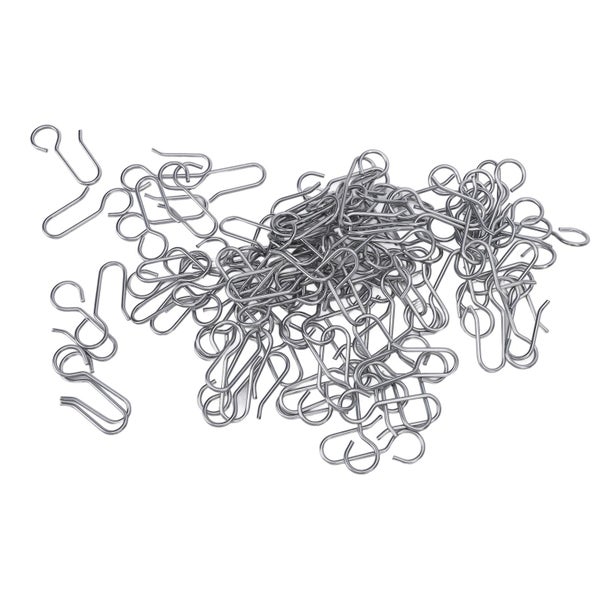 curtain trail carrier hooks metal curtain trail carrier hooks 100Pcs Shower Carousel 1