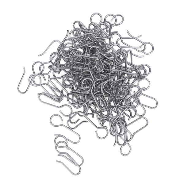 curtain trail carrier hooks metal curtain trail carrier hooks 100Pcs Shower Carousel 8