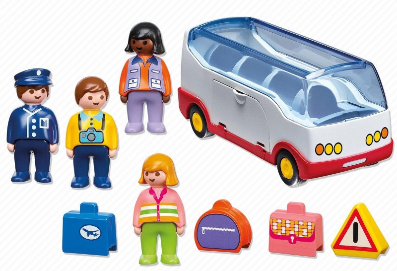 Playmobil: 1.2.3 Airport Shuttle Bus (6773) Carousel 2