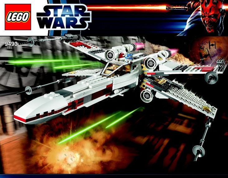 Rare Lego Star Wars 9493 X-Wing from 2012 As photos Carousel 7