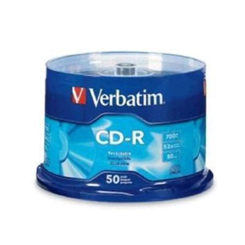Verbatim 94691 50pk Spindle CD-R 50pk Spindle with Branded Surface [94691] Carousel 1
