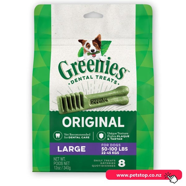 Greenies Original Large Dental Chew 340g 8pc Carousel 1