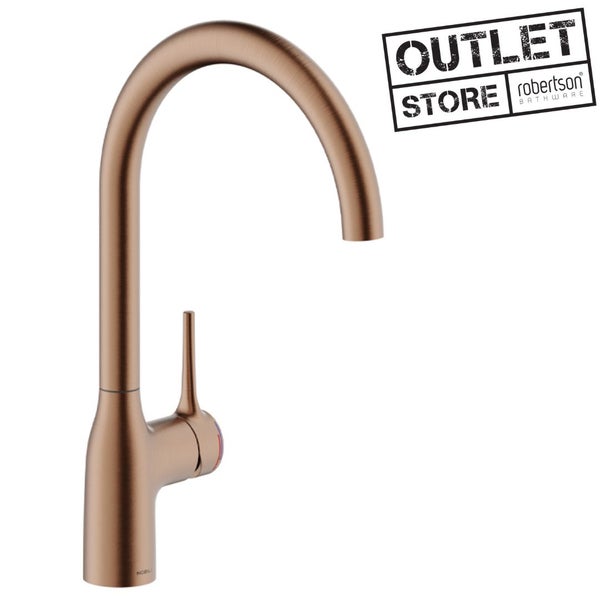 MANIA GOOSE NECK KITCHEN MIXER - CHOCOLATE RED PVD - DELETED LINE Carousel 1