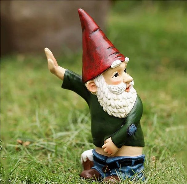Naughty Peeing Gnome Carousel 1