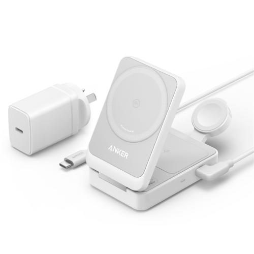 ANKER MagGo Foldable 3 in 1 Wireless Charging Station with Qi2 [B2557T21] Carousel 1