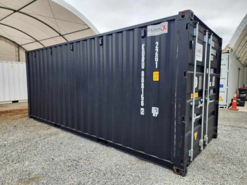 20ft GP Black shipping container - (In Cromwell now) Carousel 1