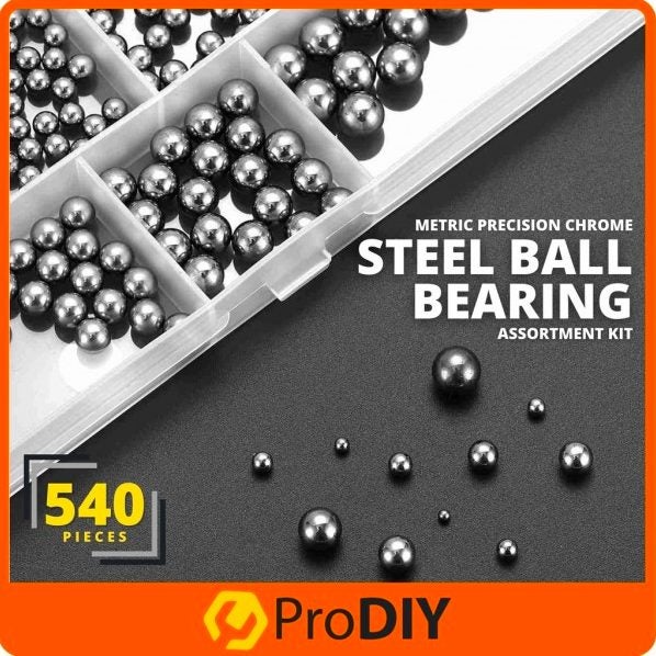 Loose Bicycle Bearing Balls Assortment Kit 540pcs Carousel 2
