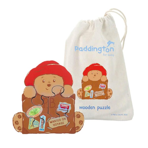 Paddington Bear Paddington Wooden Puzzle With Suitcase Carousel 1