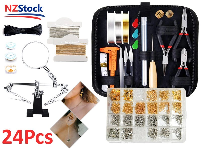 Beading Jewelry Making Supplies Tools Kit Carousel 1
