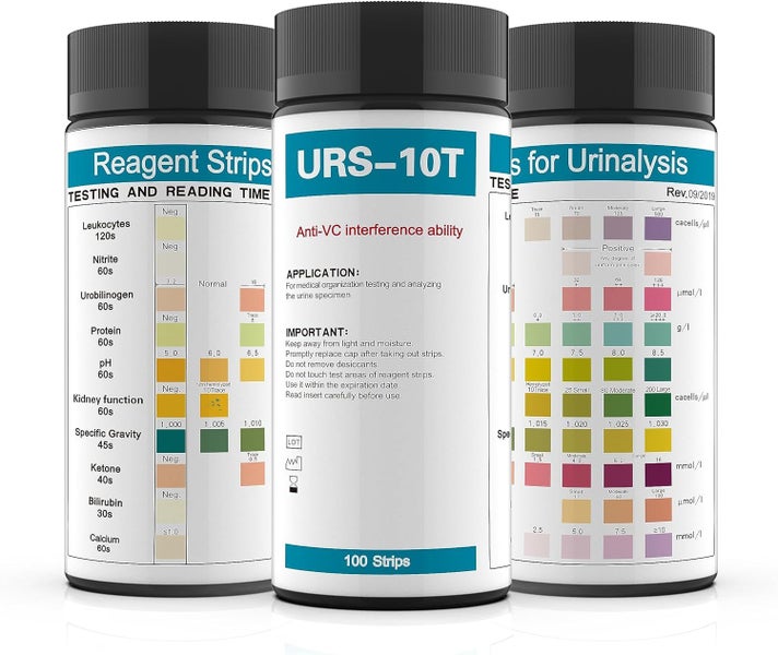 100pcs URS 10-in-1 Urine Test Strips *NZ Stock Deal* Carousel 1