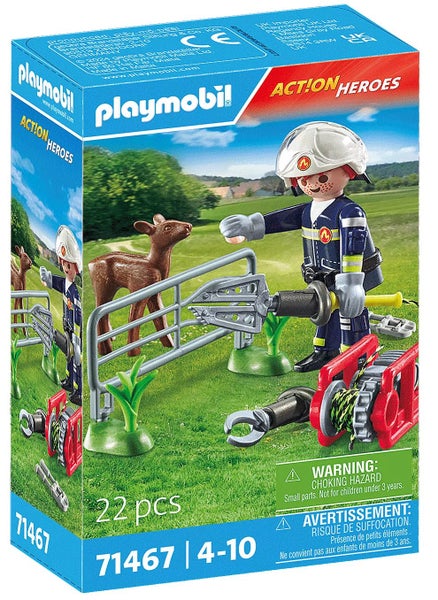 Playmobil: Firefighters Animal Rescue (71467) Carousel 1